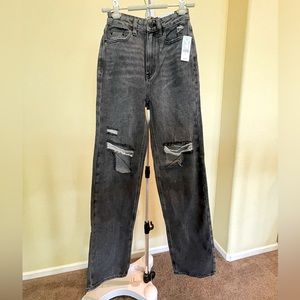 PacSun 90’s boyfriend jeans size 24, OVERNIGHT Gray
